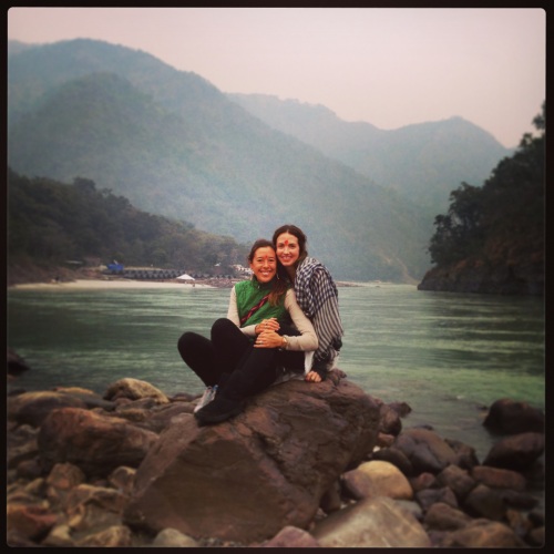 Myself and Erica enjoying the beauty, power and grace of the Ganges River.